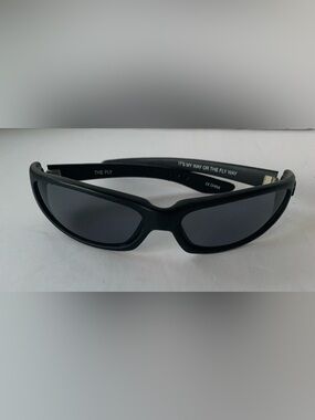 Vintage Y2K Black Flys Sunglasses “The Fly”” My Way or the Fly Way”